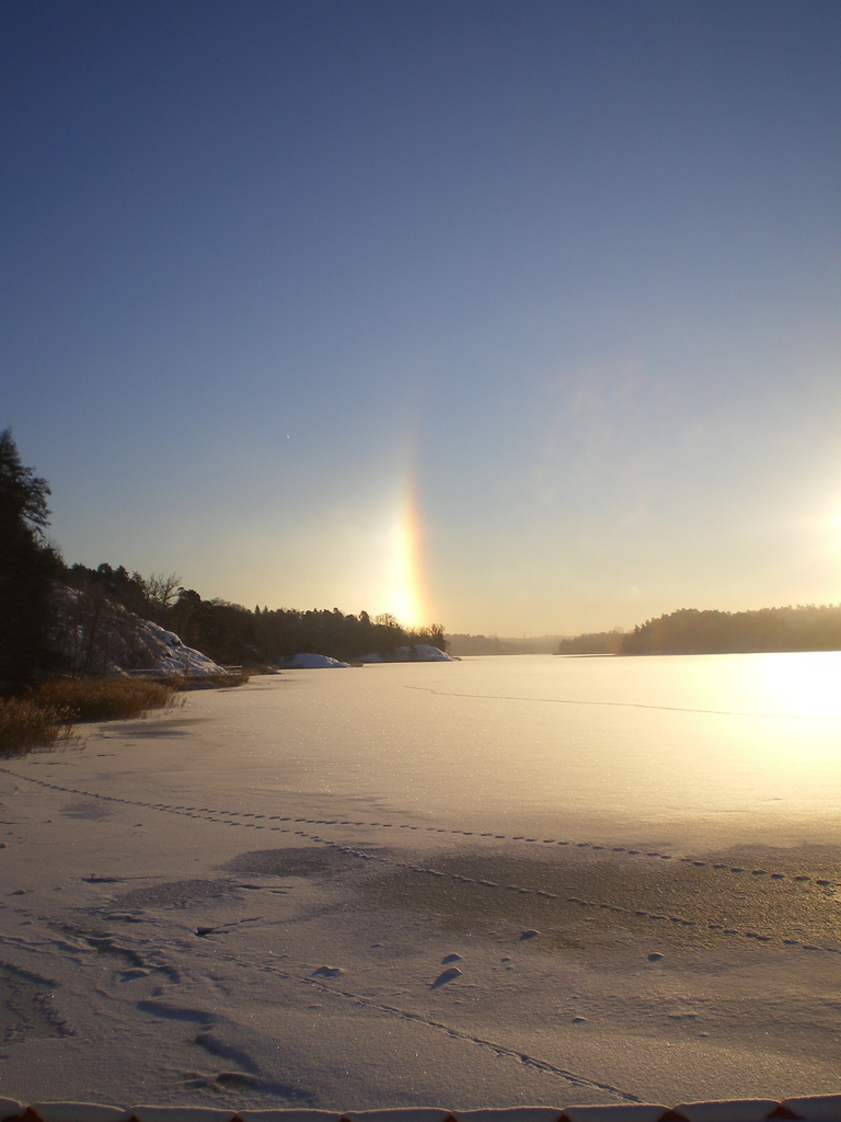 Halo, en gloria runt solen